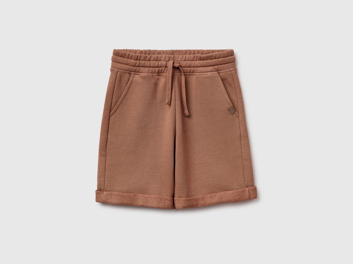 Bermuda shorts in pure cotton fleece - ucb_image_FS