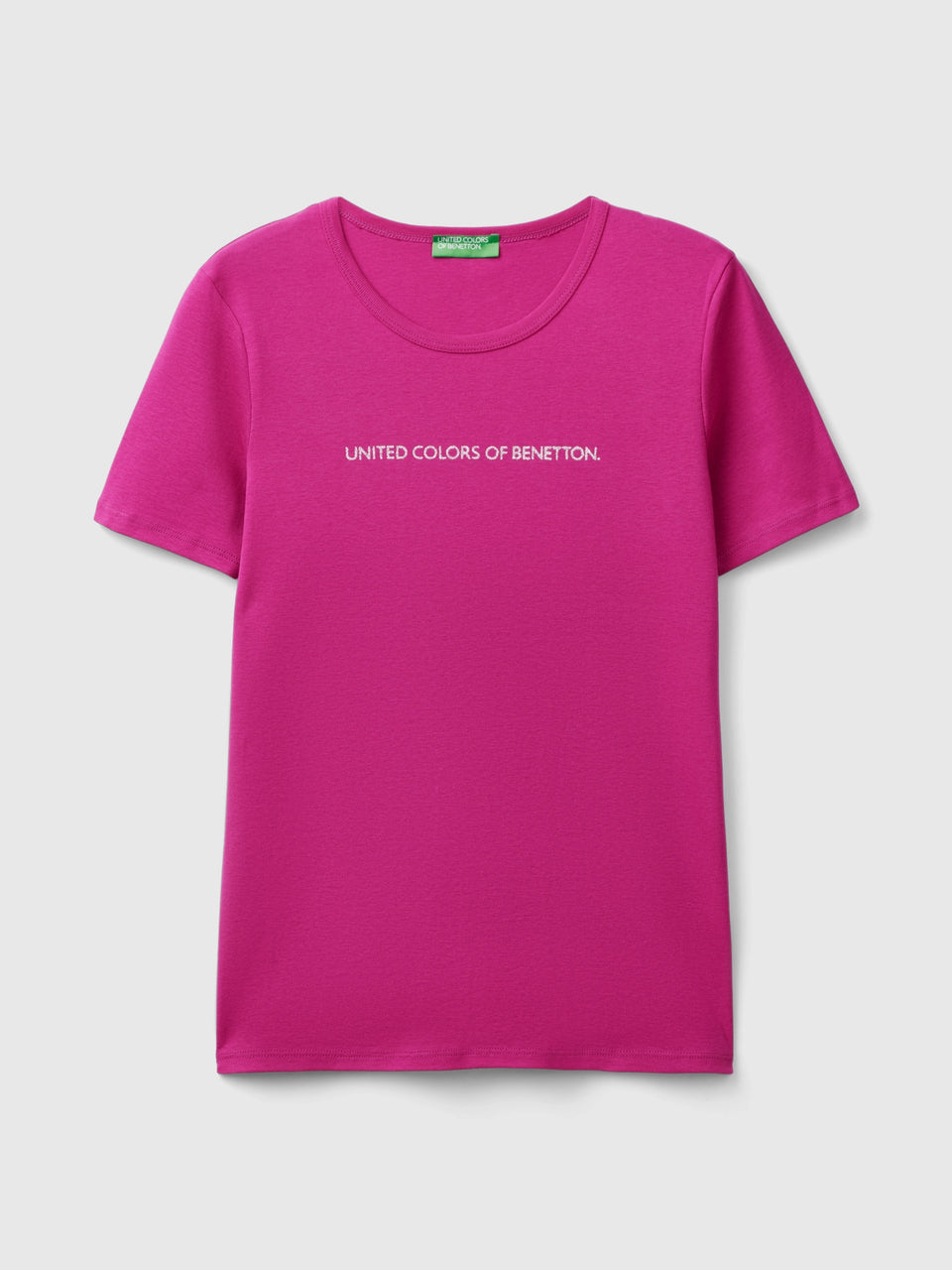 T-shirt 100% algodão com estampa logótipo glitter - ucb_image_FS