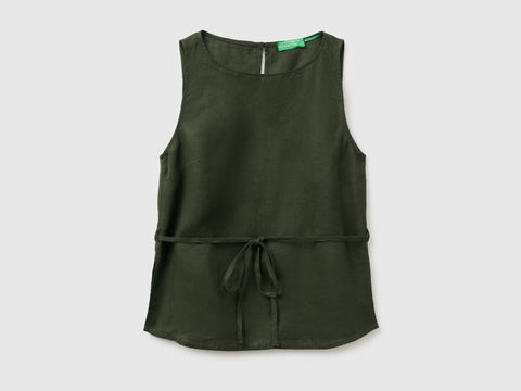 100% linen tank top with strap - ucb_image_FS