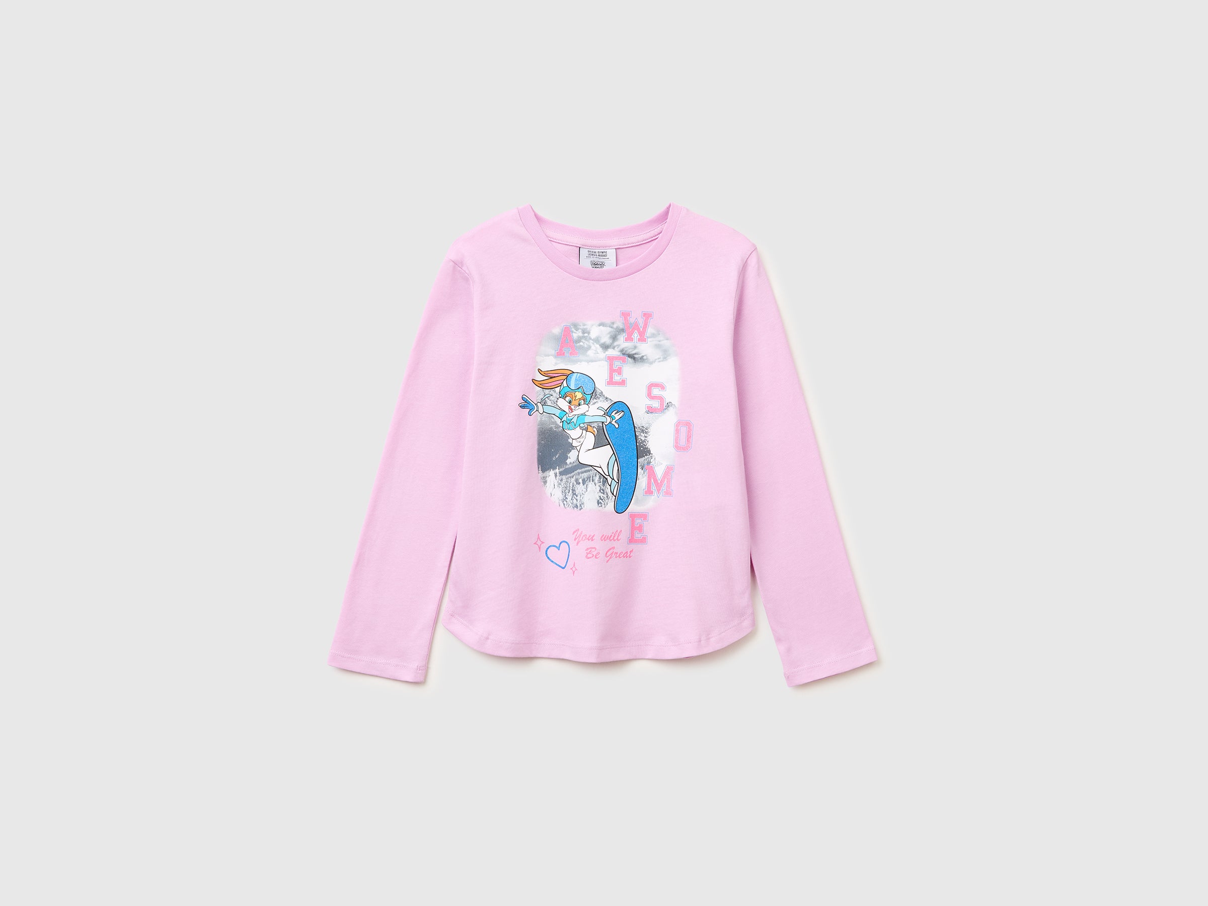 Looney Tunes x Olympic Collection lilac t-shirt - ucb_image_FS