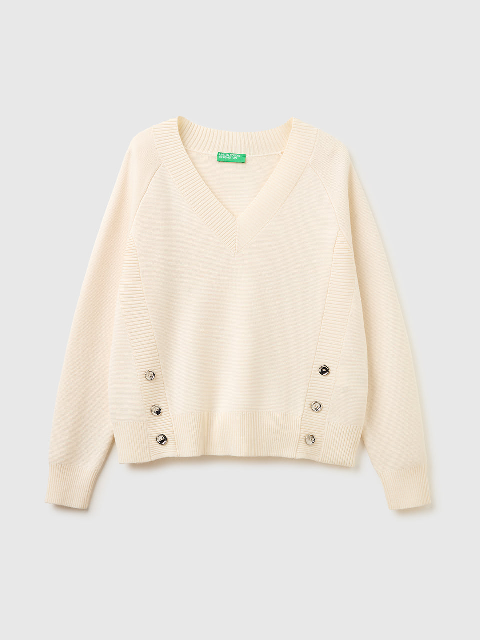 Camisola trabalhada com decote em V - ucb_image_FS