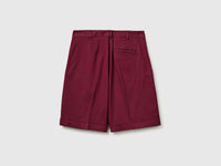 Regular fit Bermuda shorts with turn-ups - ucb_image_BS