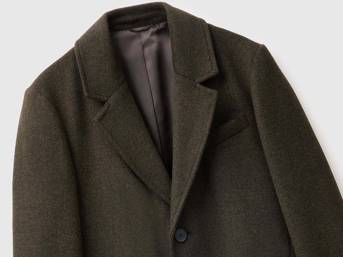 Sobretudo comprido de abotoadura simples - ucb_image_FY