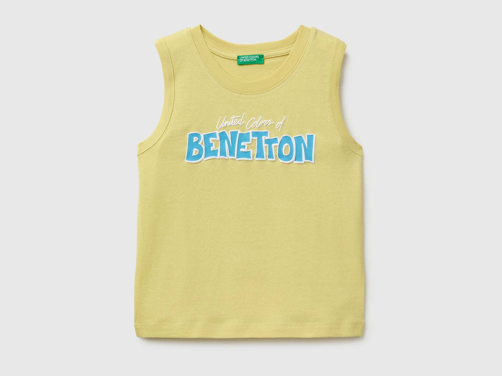 Organic cotton tank top with logo print - ucb_image_FS