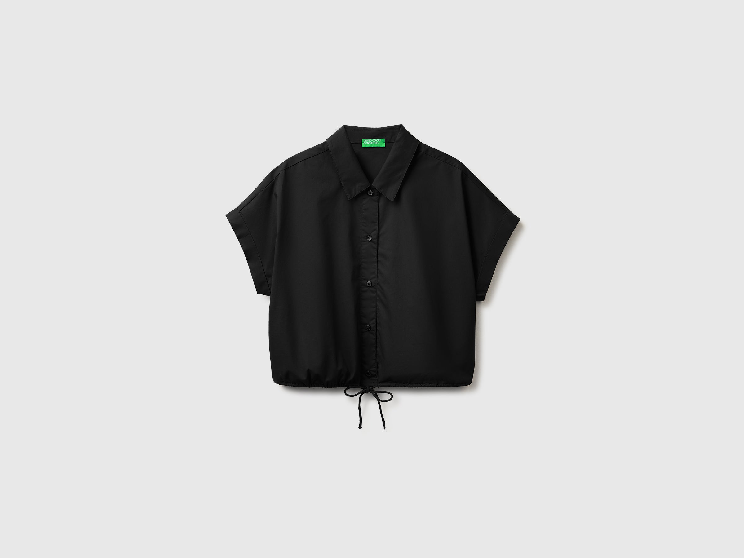 Cropped shirt with drawstring - ucb_image_FS