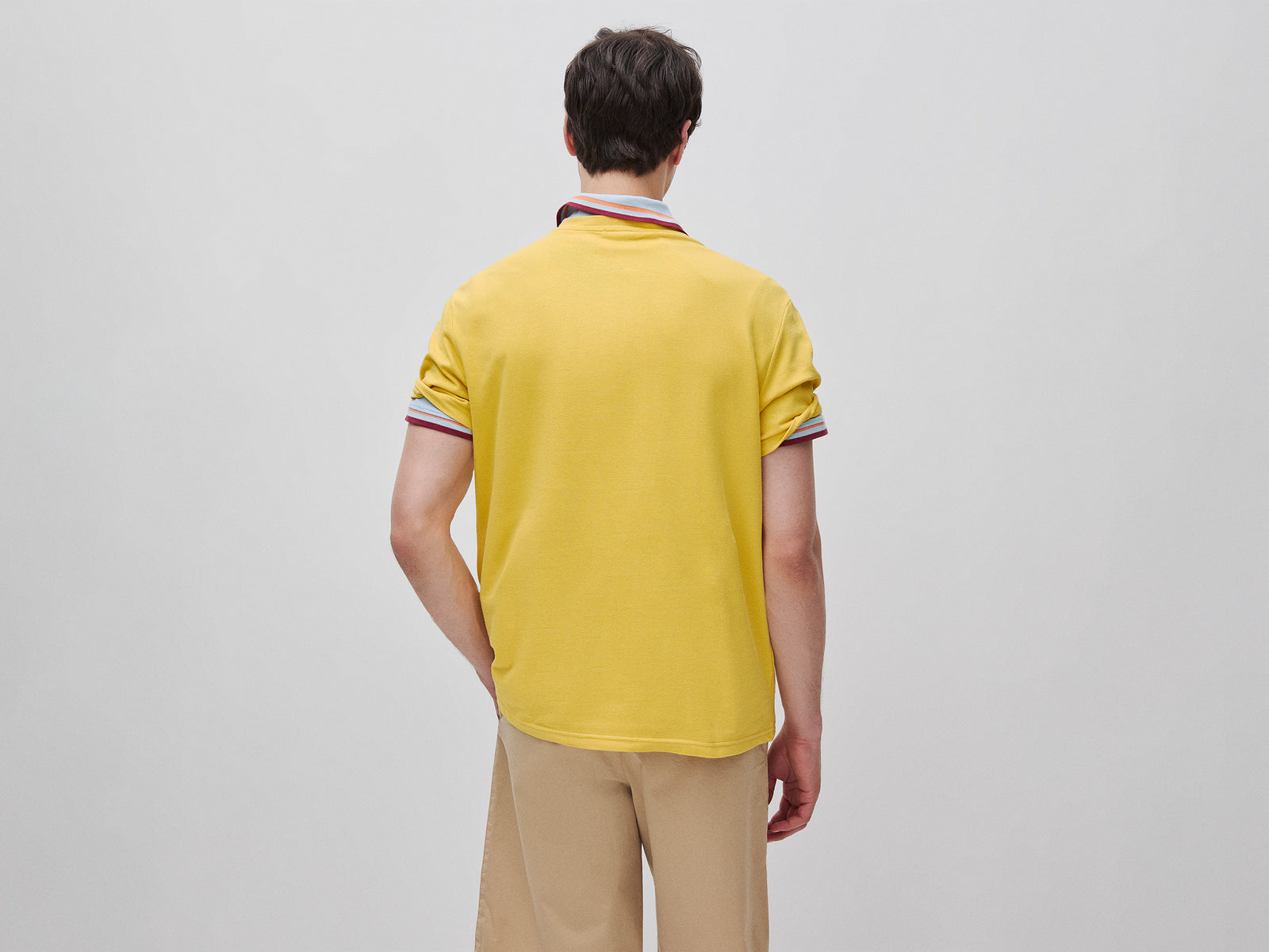 T-shirt em piqué de algodão orgânico - ucb_image_B
