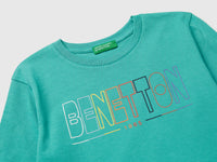 T-shirt com estampa logótipo em algodão orgânico - ucb_image_DS1