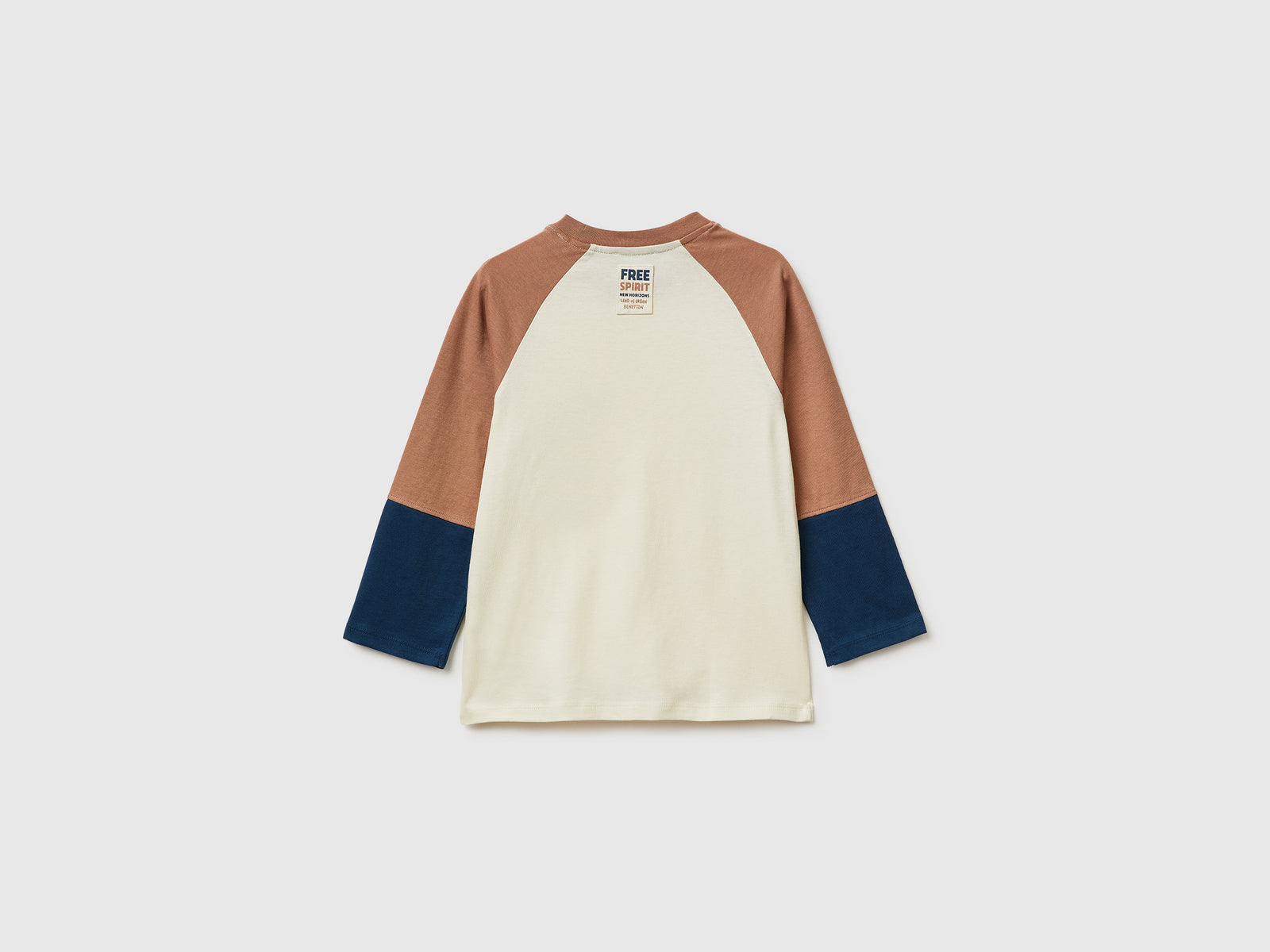 Color block T-shirt with print - ucb_image_BS