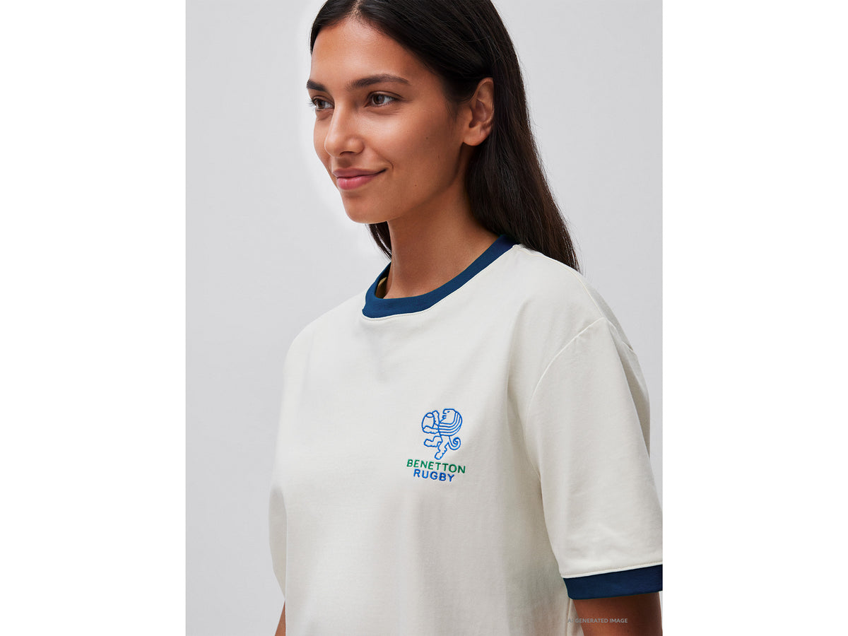 T-shirt Benetton Rugby 100% algodão - ucb_image_FY
