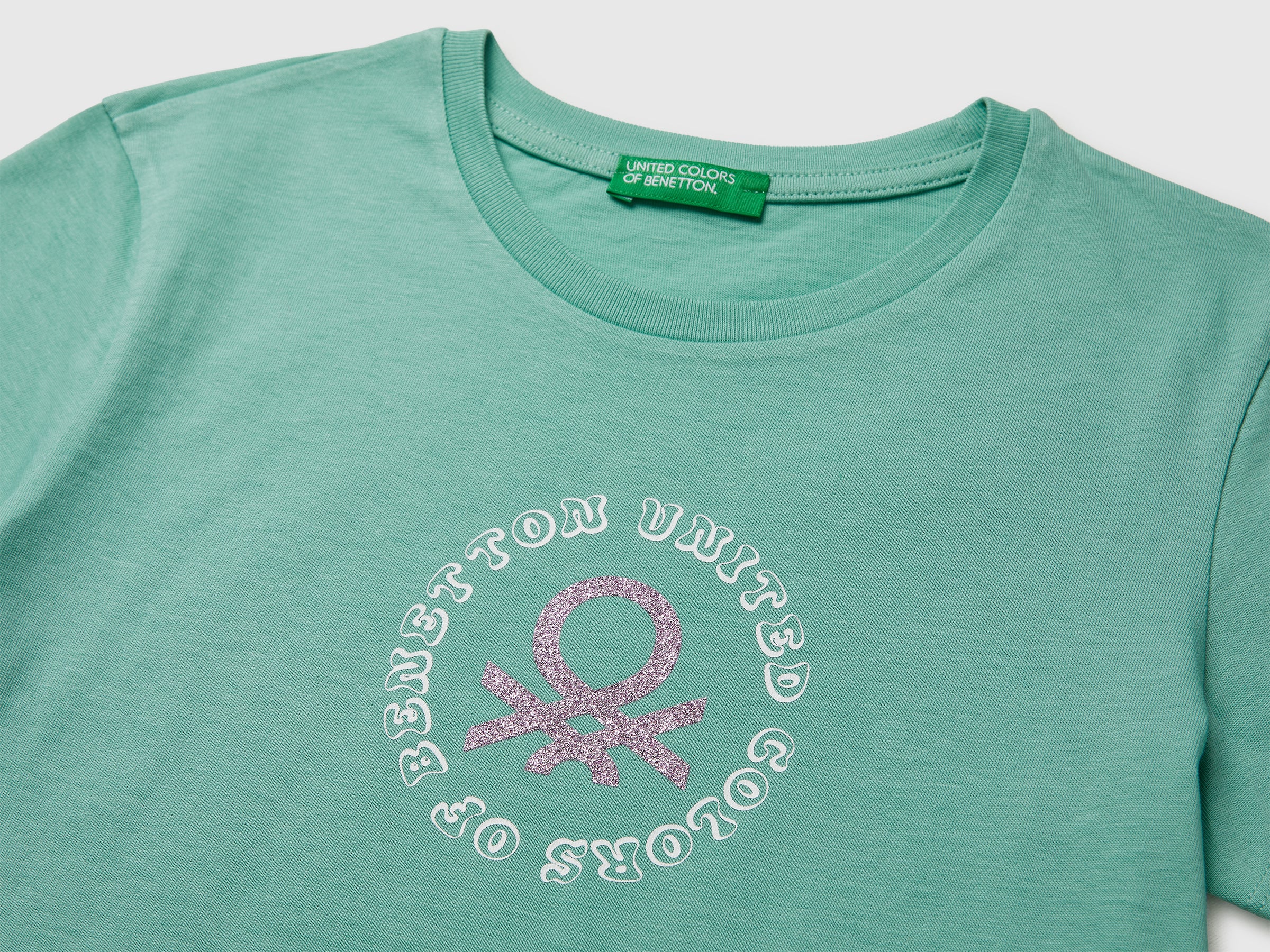 T-shirt with glitter print - ucb_image_DS1