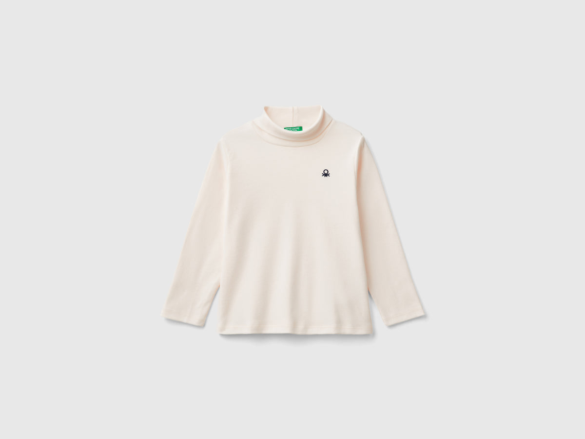 T-shirt de gola alta canelada - ucb_image_FS
