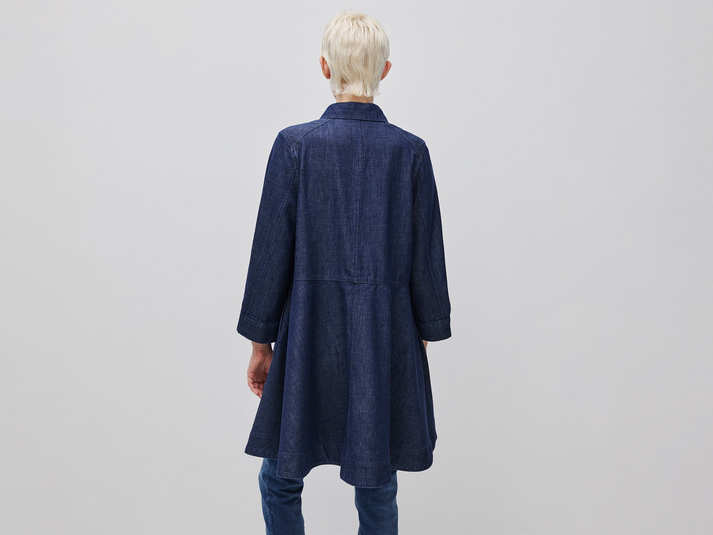 Vestido curto em chambray - ucb_image_B