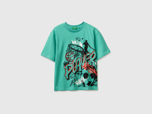 Graffiti print T-shirt