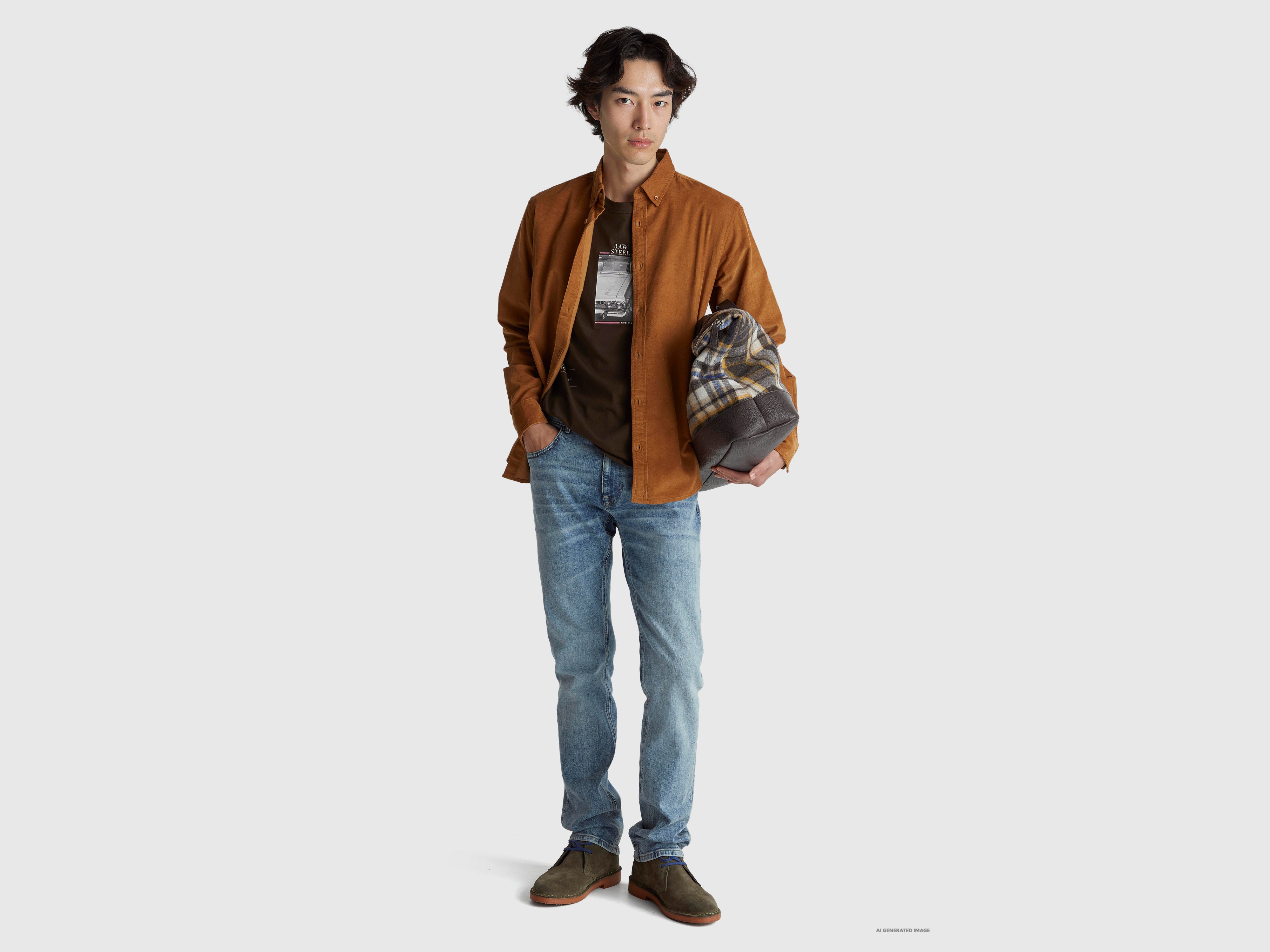 Camisa button down em veludo - ucb_image_FY