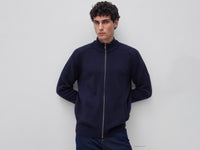 Cardigã com fecho de correr 100% lã Merino - ucb_image_F