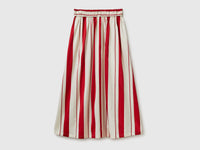 Striped satin midi skirt - ucb_image_BS
