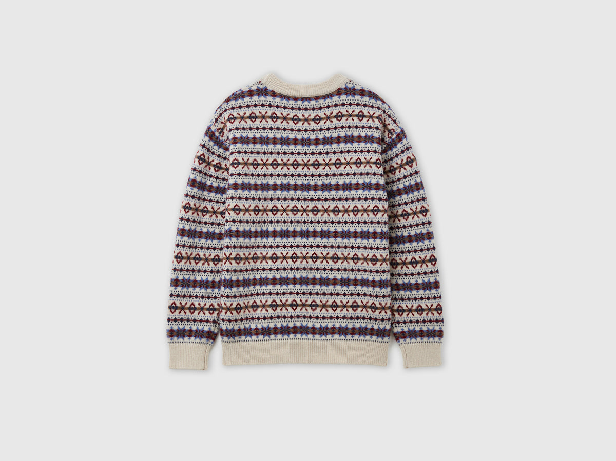 Camisola jacquard em mistura de lã - ucb_image_BS