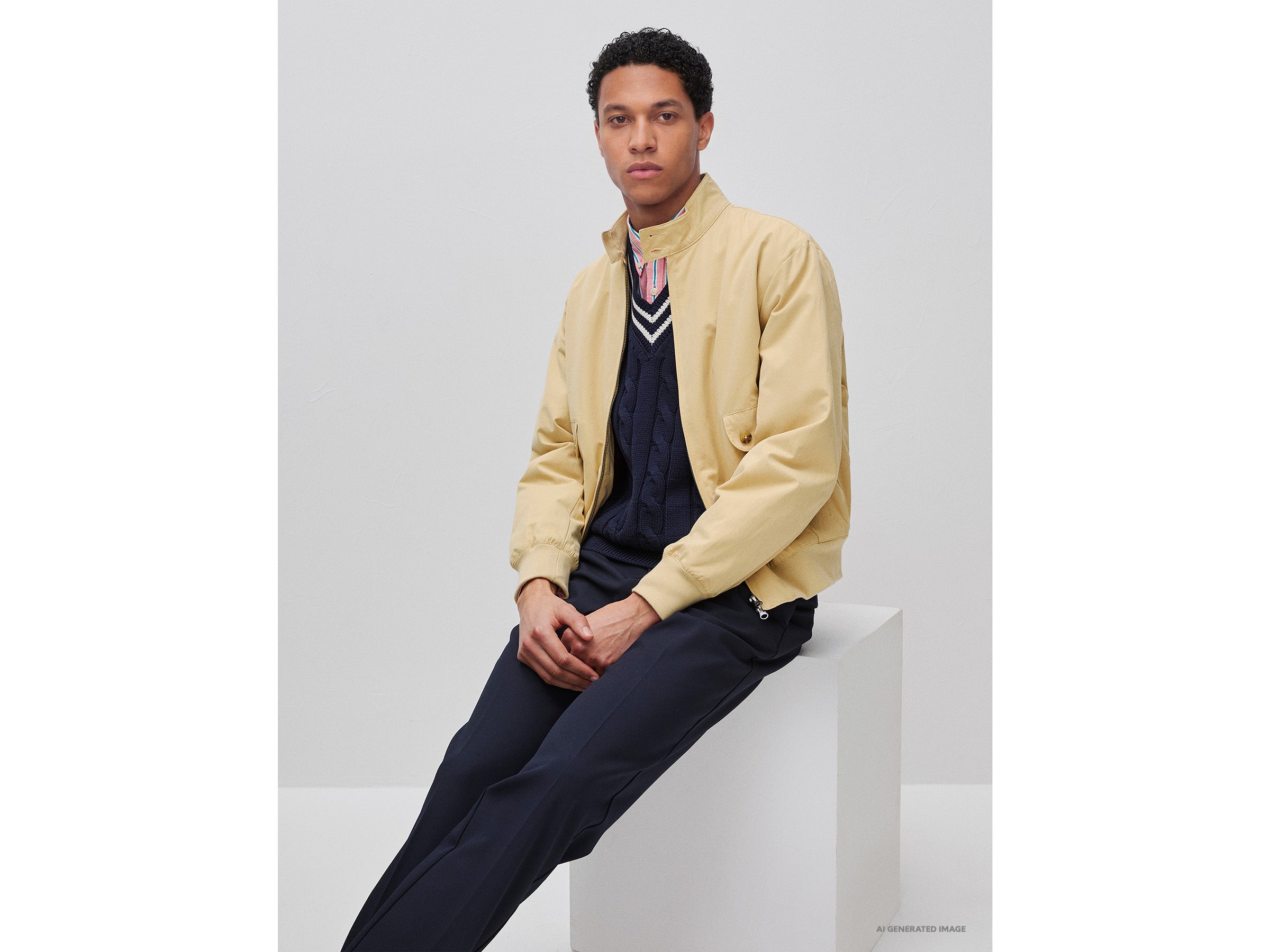 Jacket with paisley lining