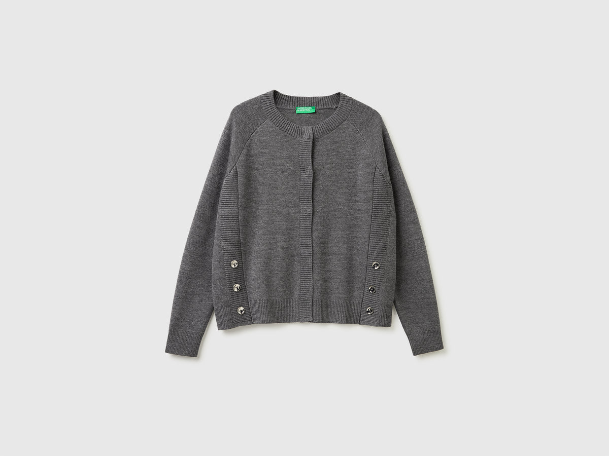 Knit cardigan with buttons - ucb_image_FS