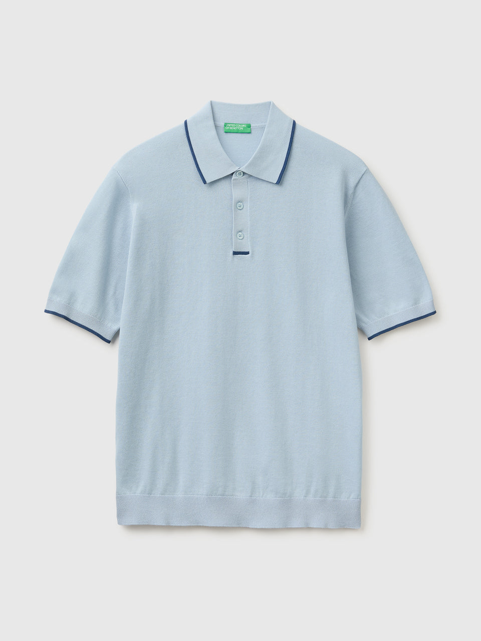 100% cotton knitted polo shirt - ucb_image_FS