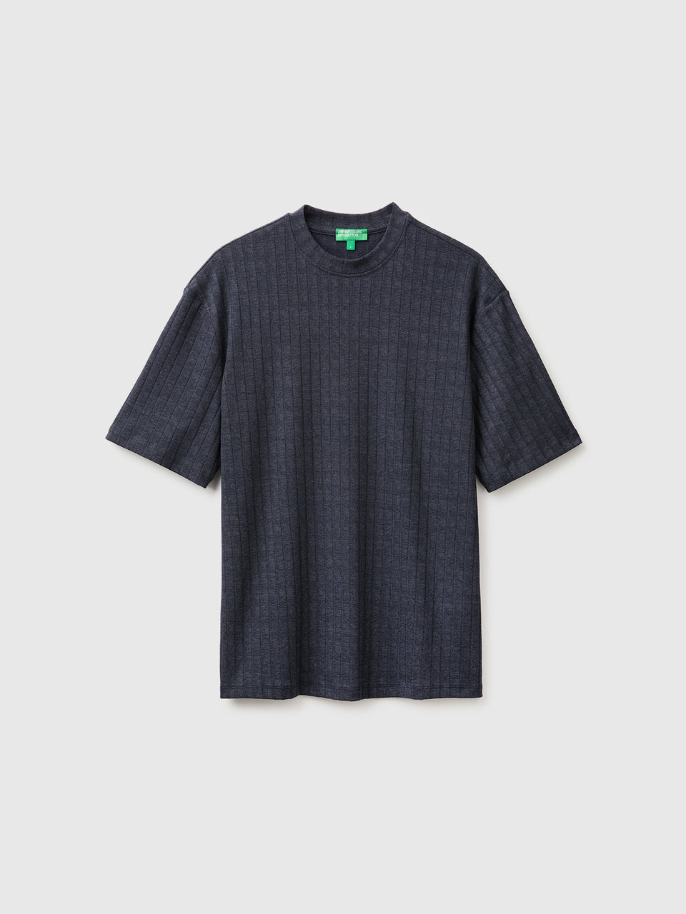 T-shirt canelada de algodão stretch - ucb_image_FS