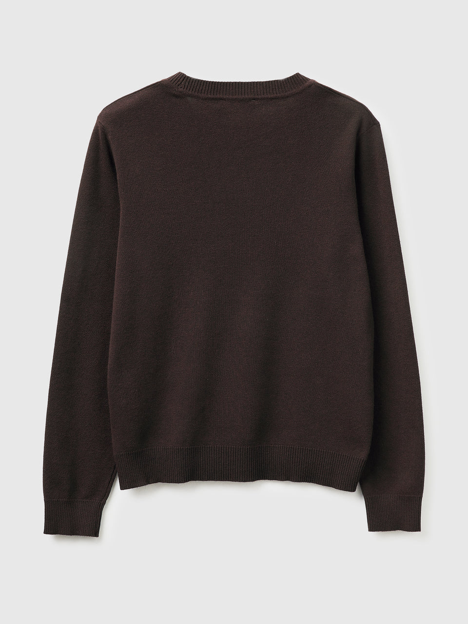 Brown sweater in tricot cotton - ucb_image_BS