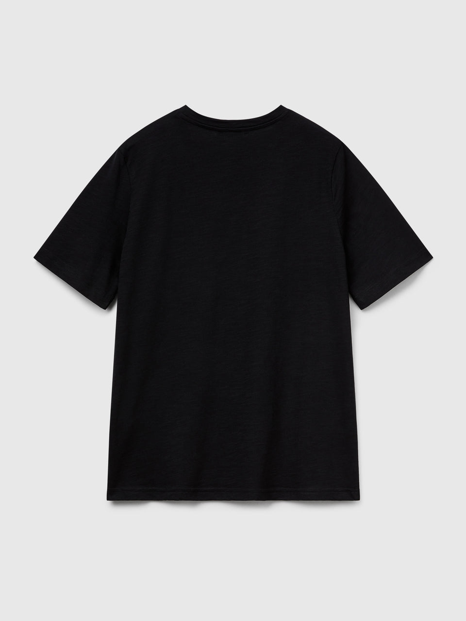 T-shirt de gola redonda em algodão flamé - ucb_image_BS