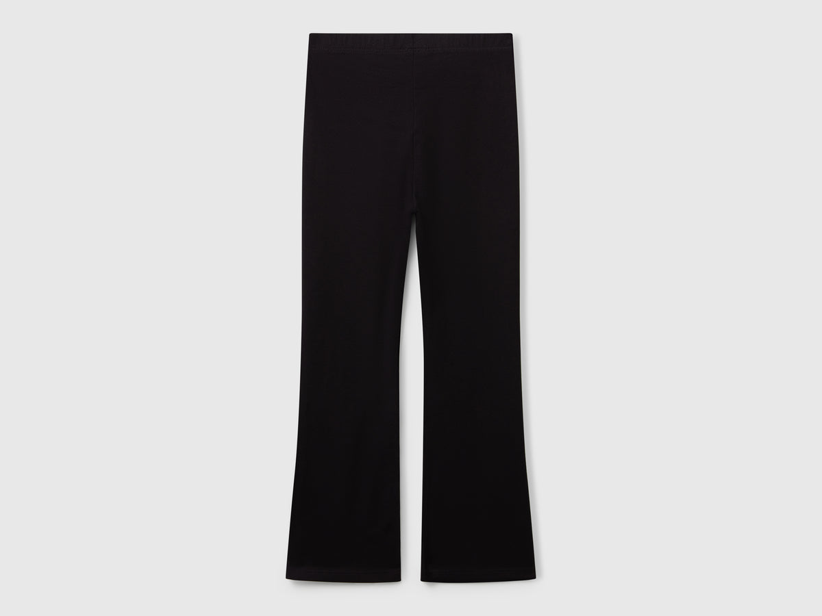 Leggings à boca-de-sino em algodão macio - ucb_image_BS