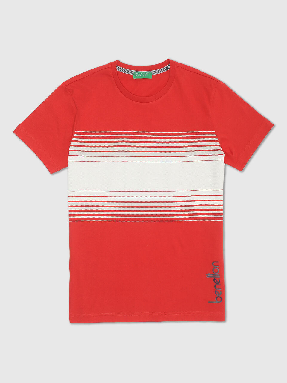 Gradation Jersey Striped Tee image number null