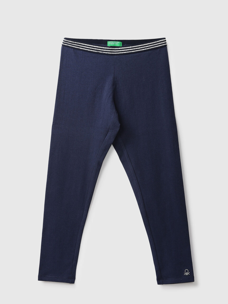 Solid Legging With Lurex Waist Band image number 1