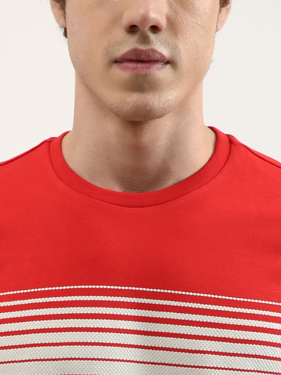 Gradation Jersey Striped Tee image number null