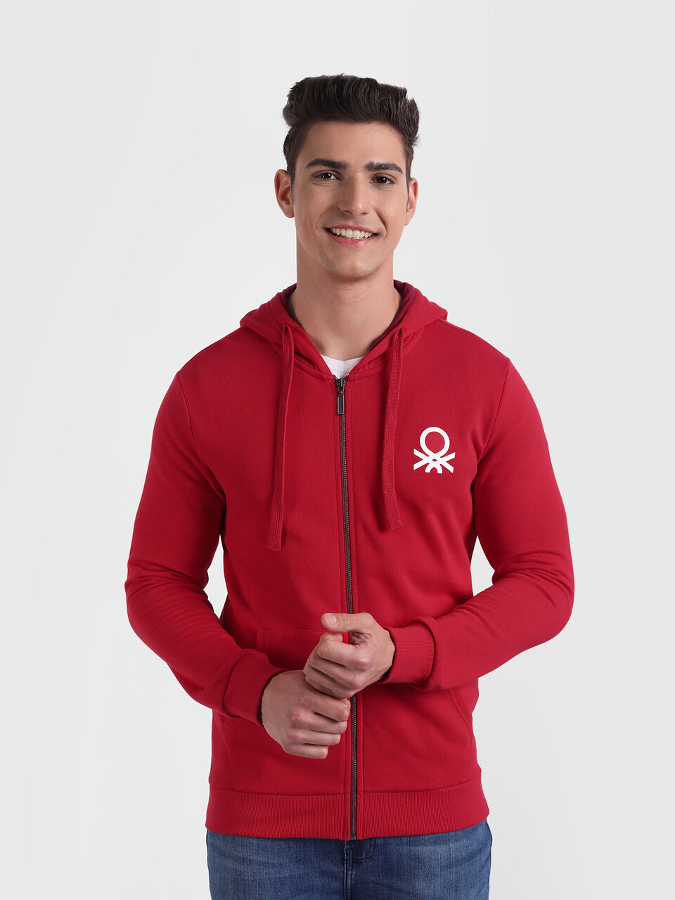 Basic Front Open Hoodie image number null
