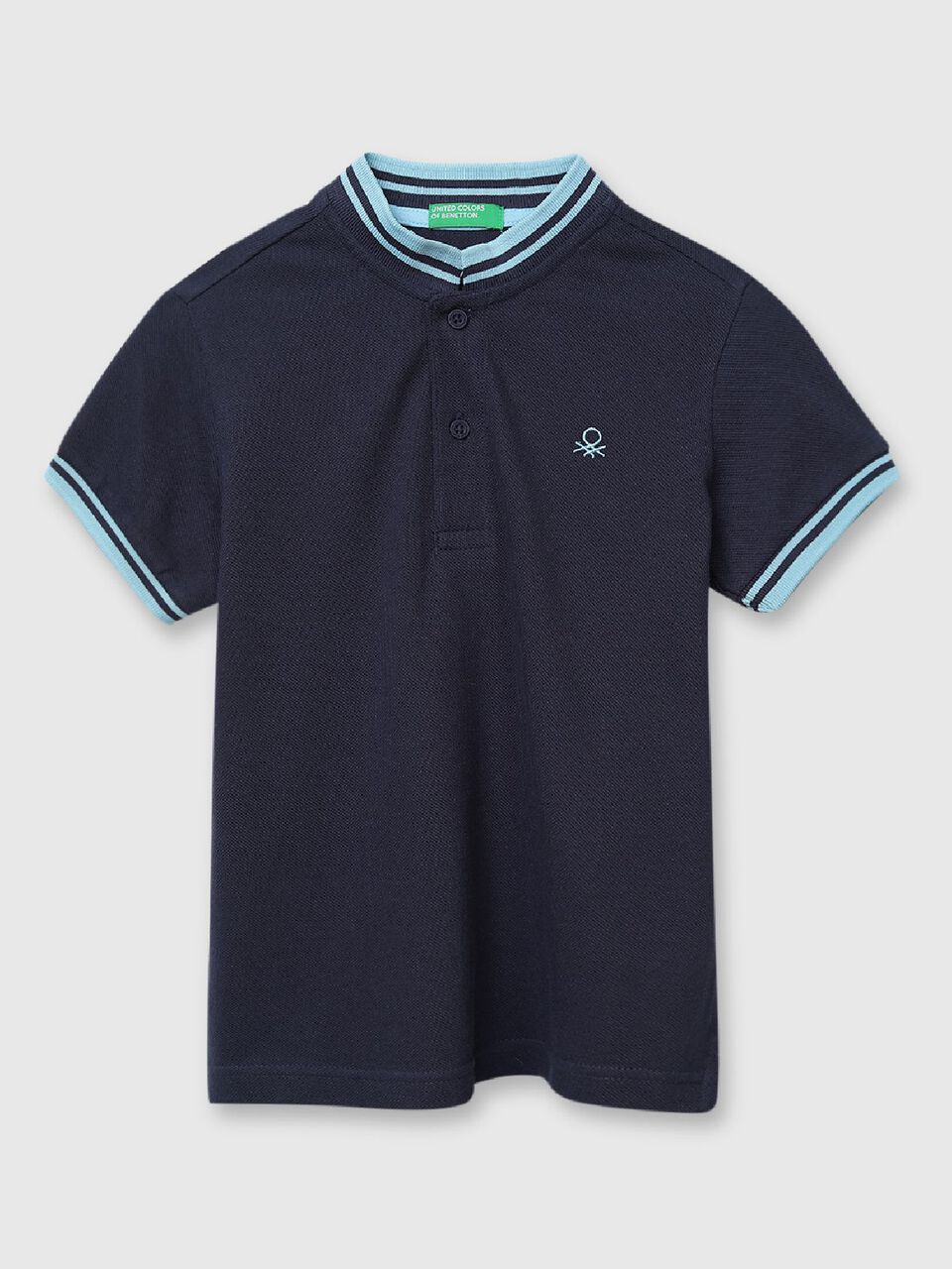 Johny Collar Polo With Tipping image number 1