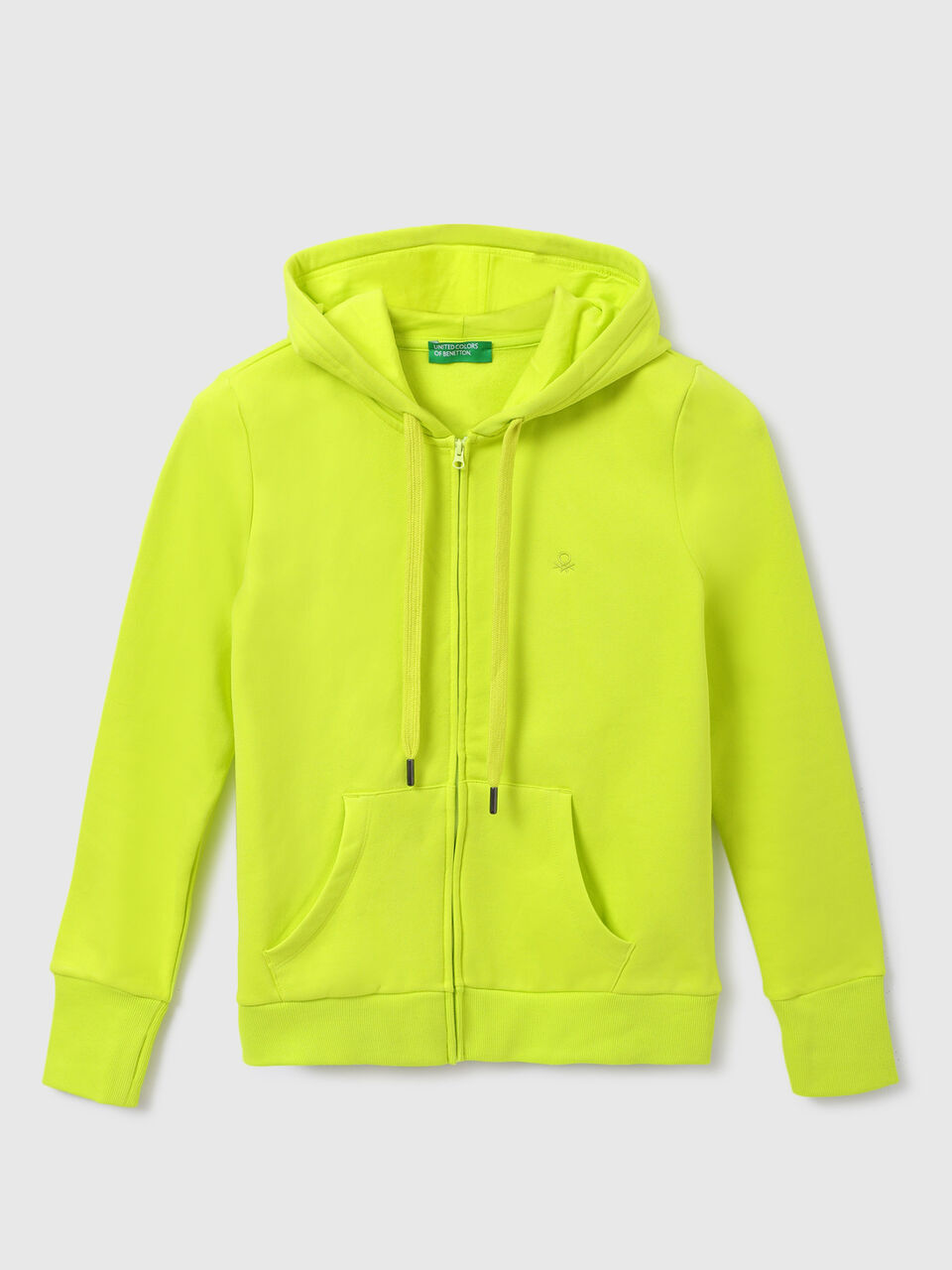 F/SLV FRONT OPEN SOLID SWEATSHIRT image number 1