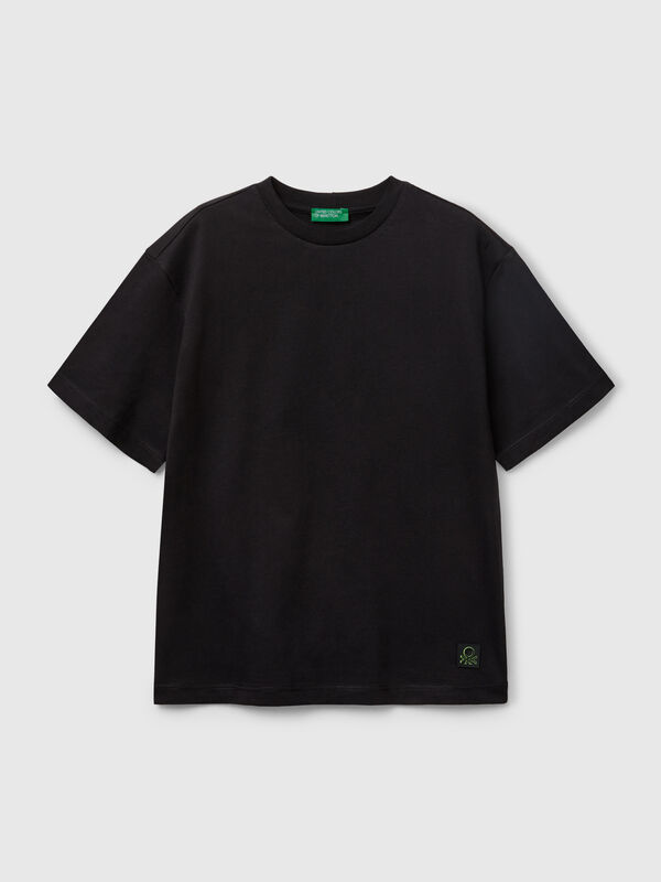 Black t-shirt with back print Junior Boy