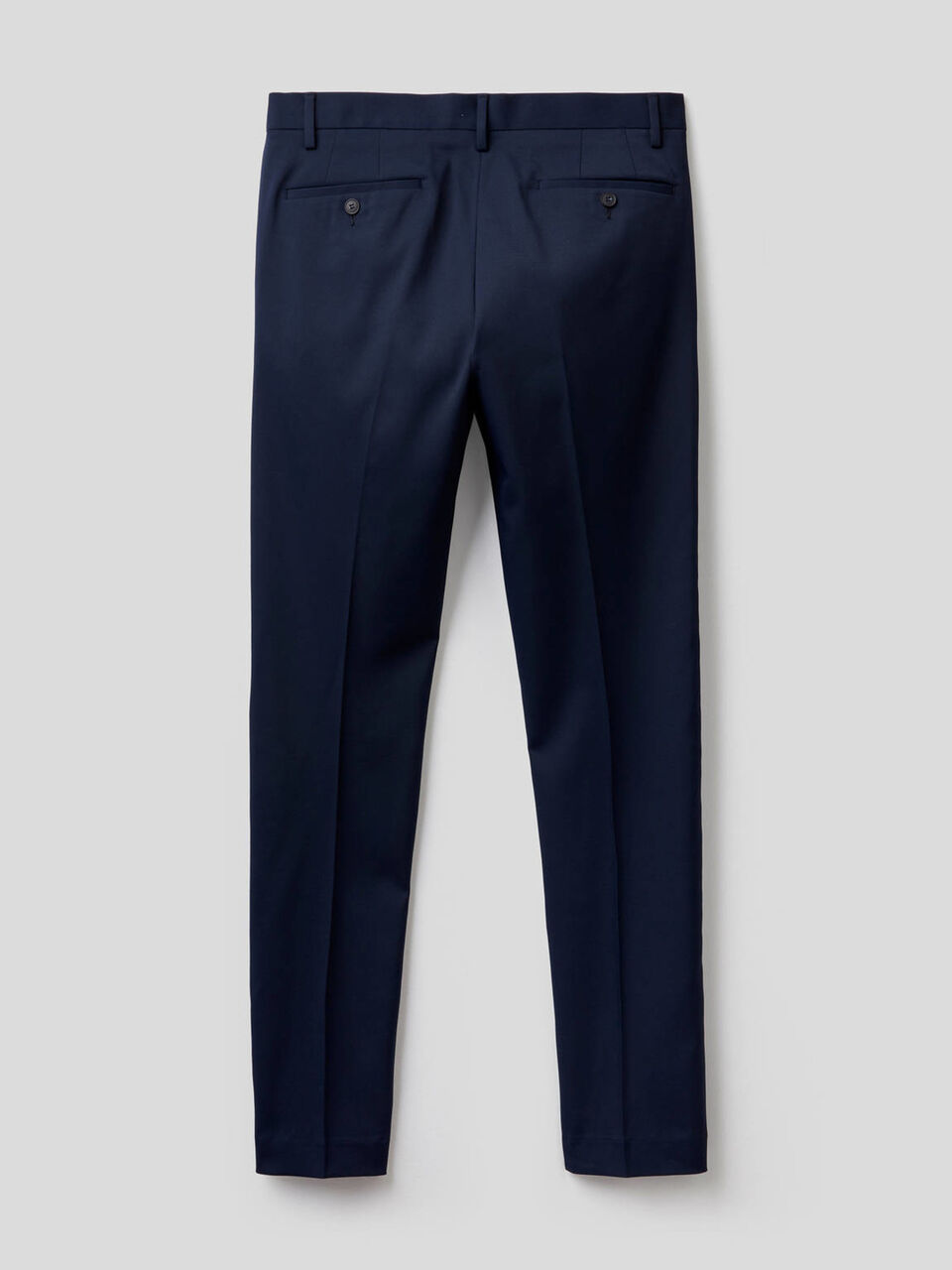 Slim fit trousers with crease image number 2