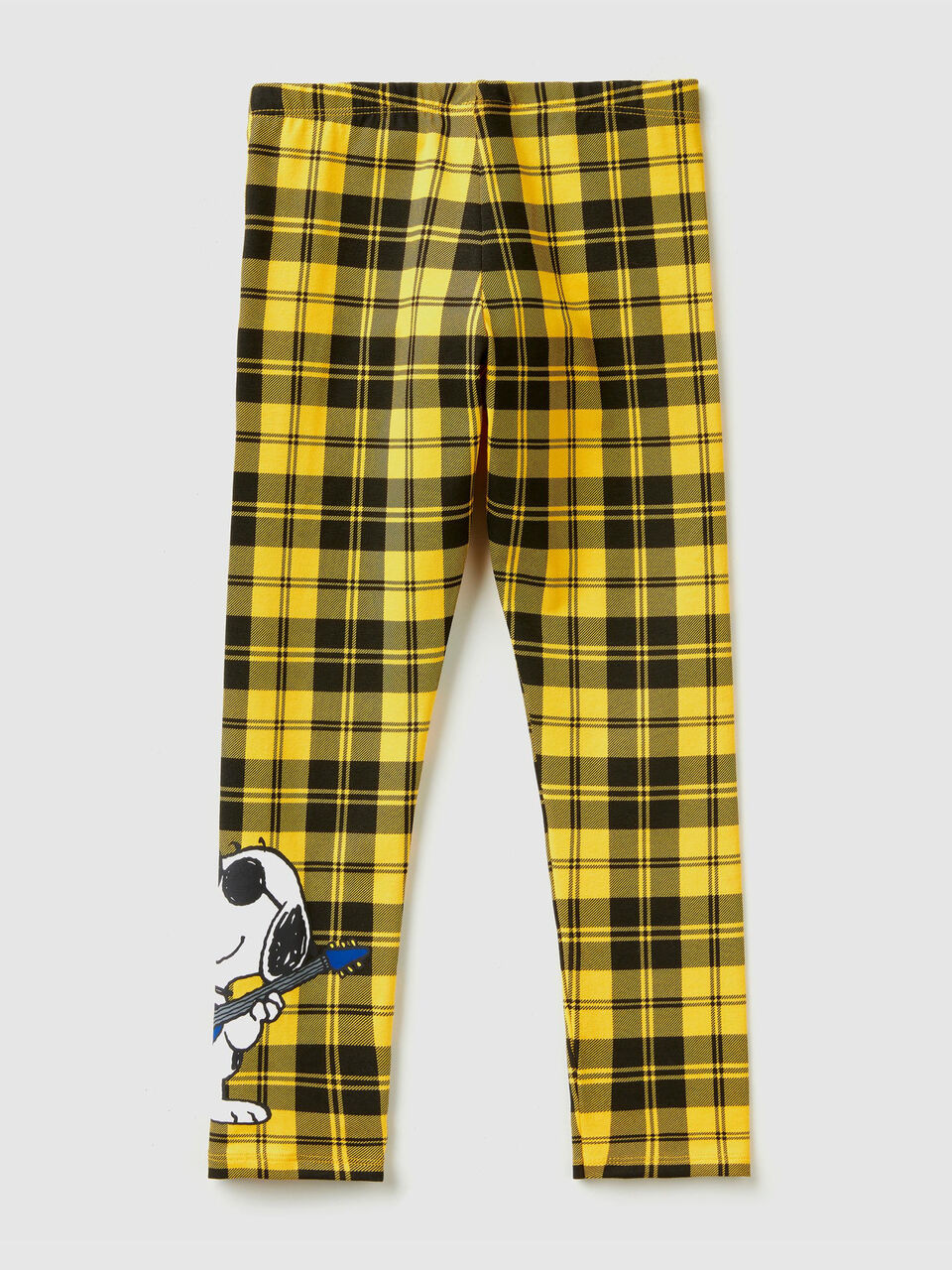 Check leggings with "Snoopy" print image number 2