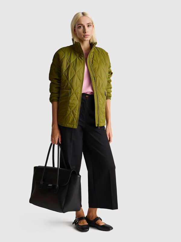 Quilted nylon jacket Women