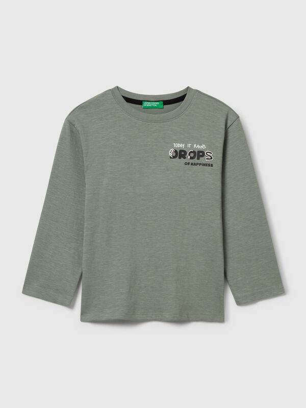 T-shirt with monster print Junior Boy