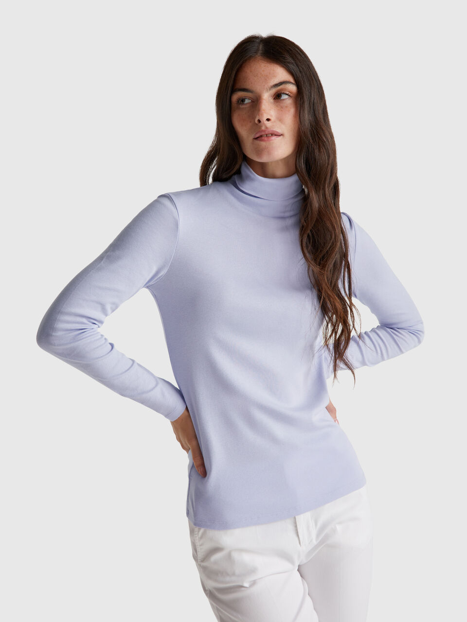 TURTLE NECK SWEATER Women image number null