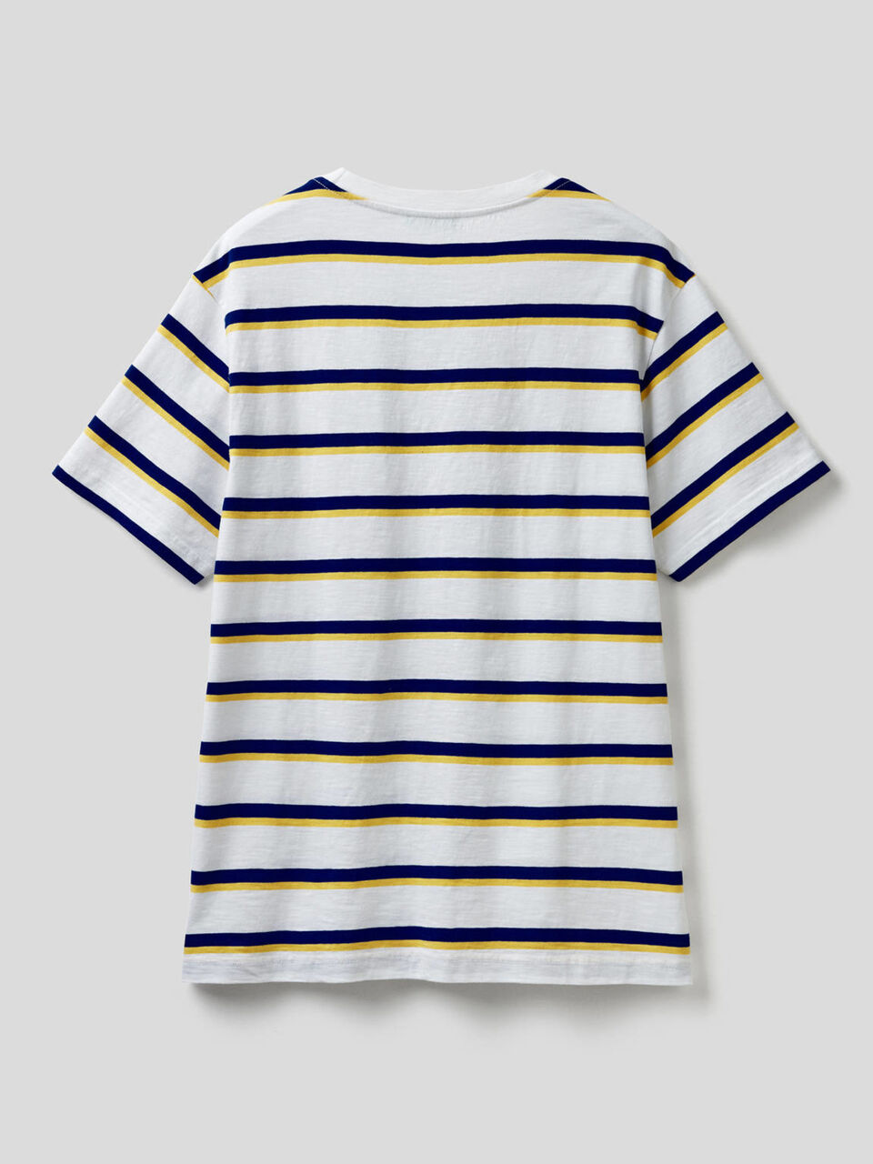 Striped t-shirt with clashing pocket image number 2