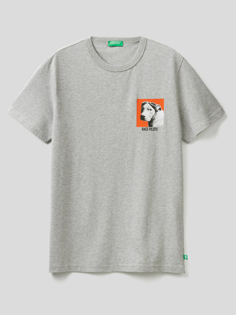 Organic cotton t-shirt with print image number 1
