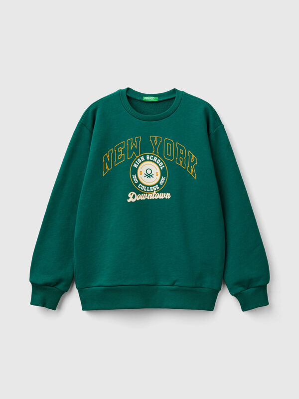 Crew neck sweatshirt with print Junior Boy