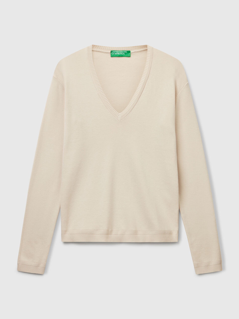 V NECK SWEATER L/S Women image number null