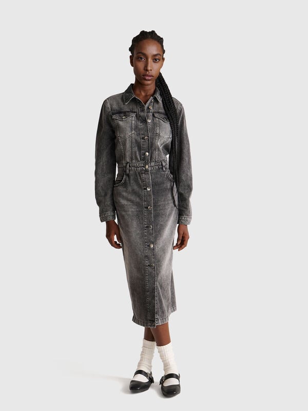 Denim shirt dress Women