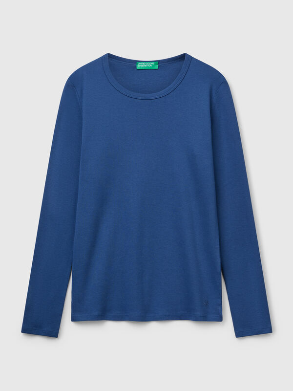 Long sleeve 100% cotton t-shirt Long sleeve 100% cotton t-shirt Women