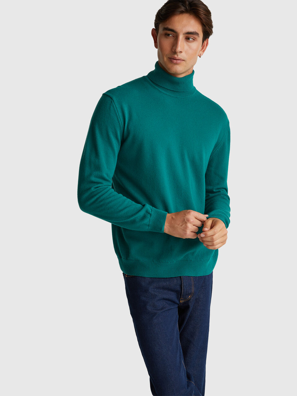 TURTLE NECK SWEATER Men image number null