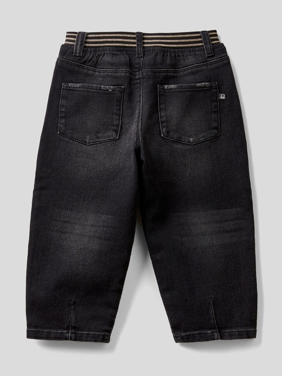 Baggy fit jeans with elastic image number 2