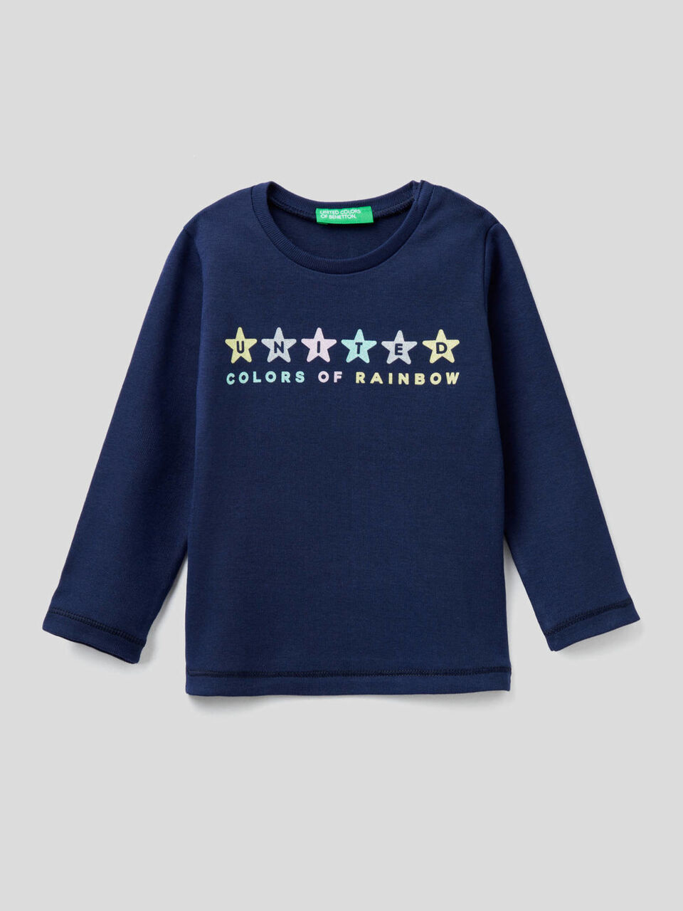 Long sleeve 100% organic cotton t-shirt image number 1
