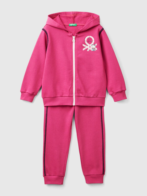 Sweat tracksuit in 100% cotton Junior Boy